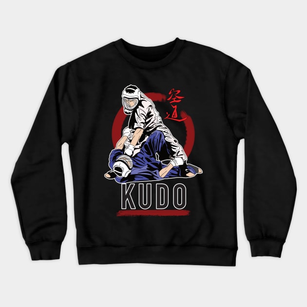 Kudo Martial Art Design Crewneck Sweatshirt by Redgy.Art